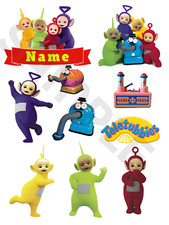 PERSONALISED 🍰Teletubbies🍰 edible Cake decoration toppers