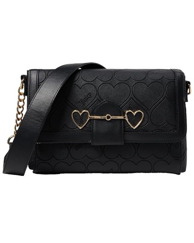 Juicy Couture Natural Leopard Clashing Hearts Color Black and Red Brand New Juicy Couture Clashing Hearts Mini Crossbody Sequins Red  main image 4