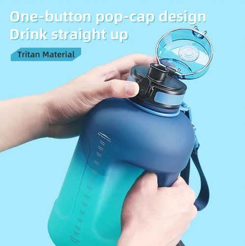 UZSPACE Large Water Bottle Sport Gym Travel Flask Juice Drink Jug Cup BPA Free - Picture 6 of 21