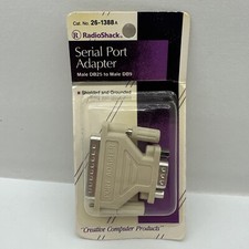 RadioShack 26-1388 A Serial Port Adapter Male DB25 to Male DB9