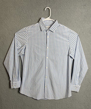 Mizzen Main Manhattan Leeward Dress Shirt X-Large Trim Fit Button Down Plaid