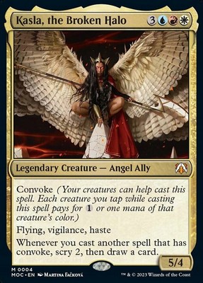 [1x] Kasla, the Broken Halo - Foil Near Mint, English March of the Machine Comma