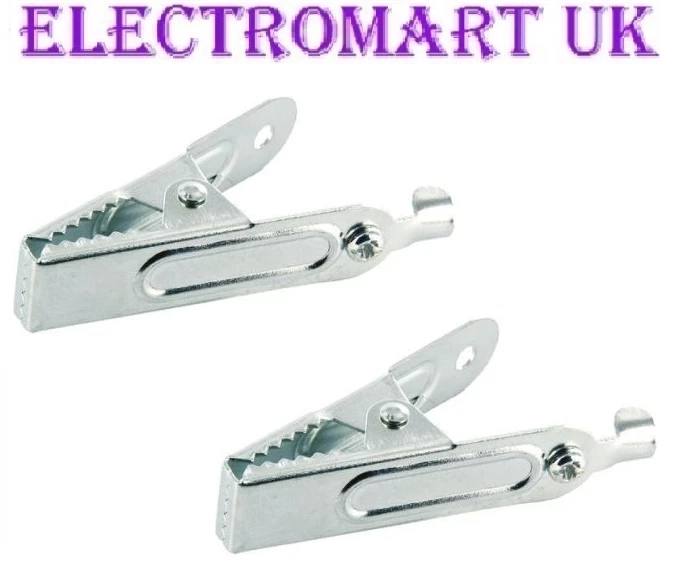 ELECTROMART 2 X 25A 12V CROCODILE ALLIGATOR CLIPS CAR VAN LEISURE BATTERY CHARGER CARAVAN