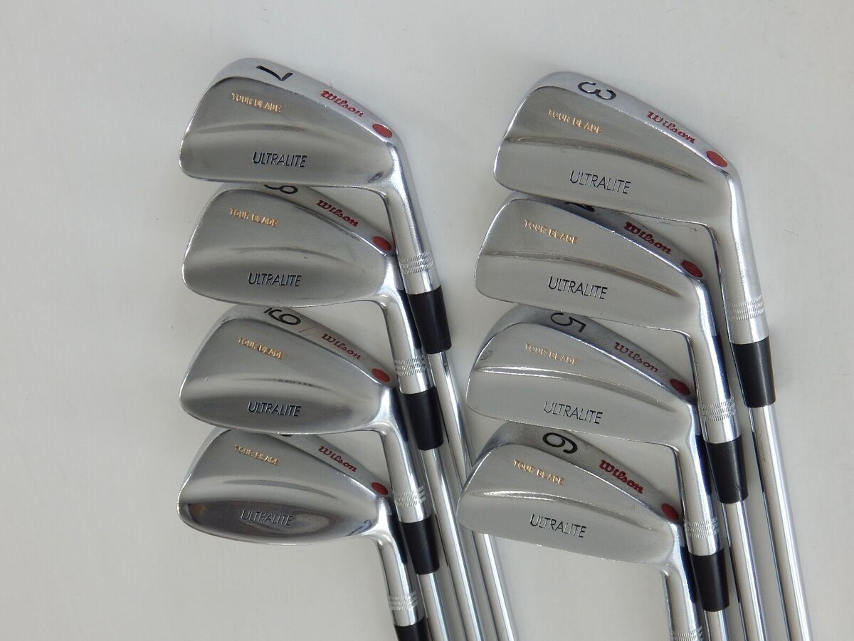 VINTAGE Wilson Tour Blade Ultralite 3- PW Golf Club Iron Set VINTAGE Wilson Tour Blade Ultralite 3- PW Golf Club Iron Set