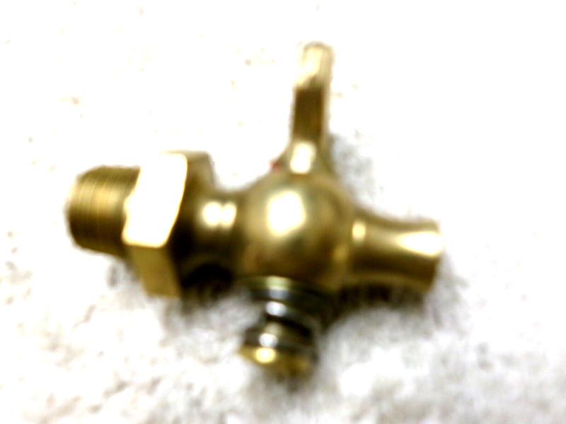Vintage small brass drain or bleeder valve