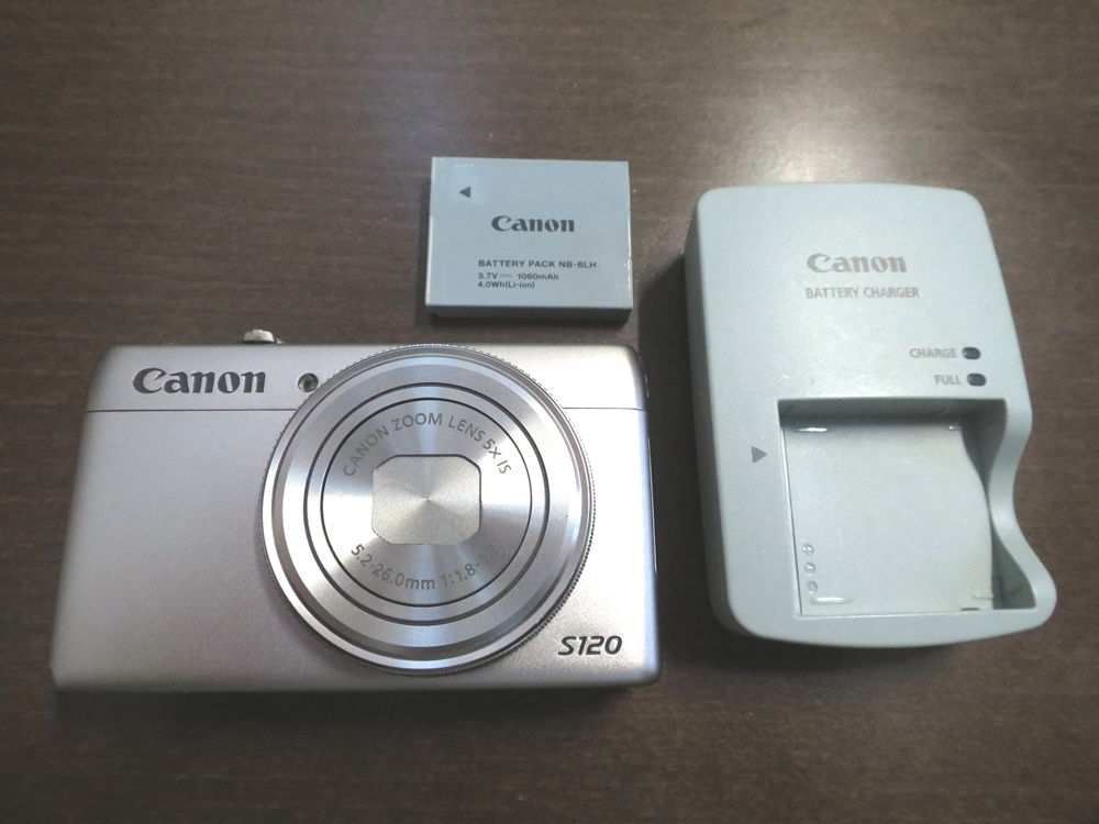 Canon PowerShot S120 Silver 12.1MP Digital Camera English
