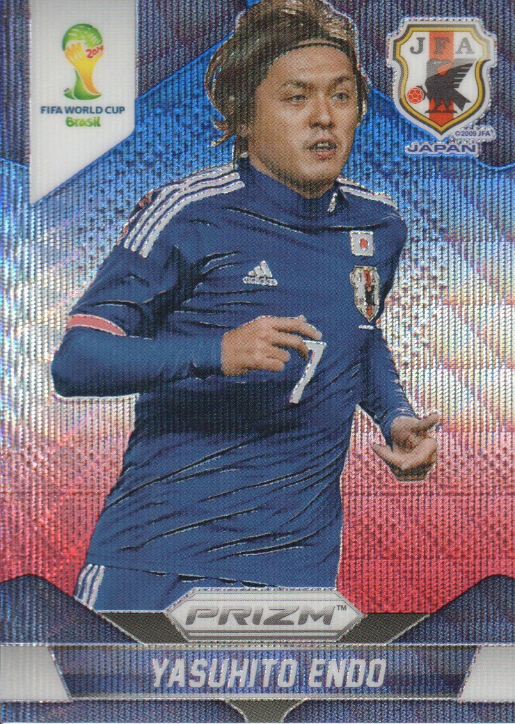 2014 Prizm FIFA World Cup Soccer Blue Red Wave #199 Yasuhito