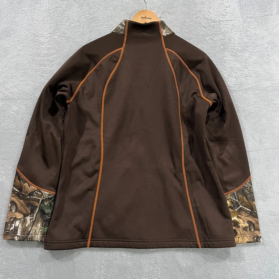 Gamehide Realtree Jacket Womens XL Fleece Pathfinder Hunting Full Zip Tech - Image 2 of 4