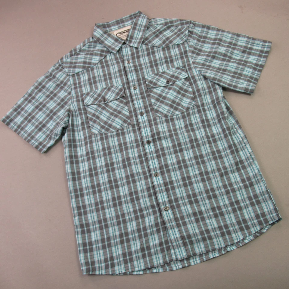 Mountain Khakis Shirt Mens Medium Short Sleeve Button Front Lightweight Classic - Image 2 of 4