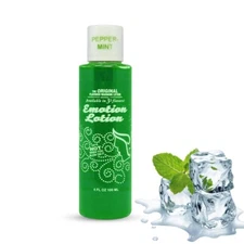 Emotion Lotion Peppermint Flavored Warming Massage Lotion Oil Lube Lubricant 4oz