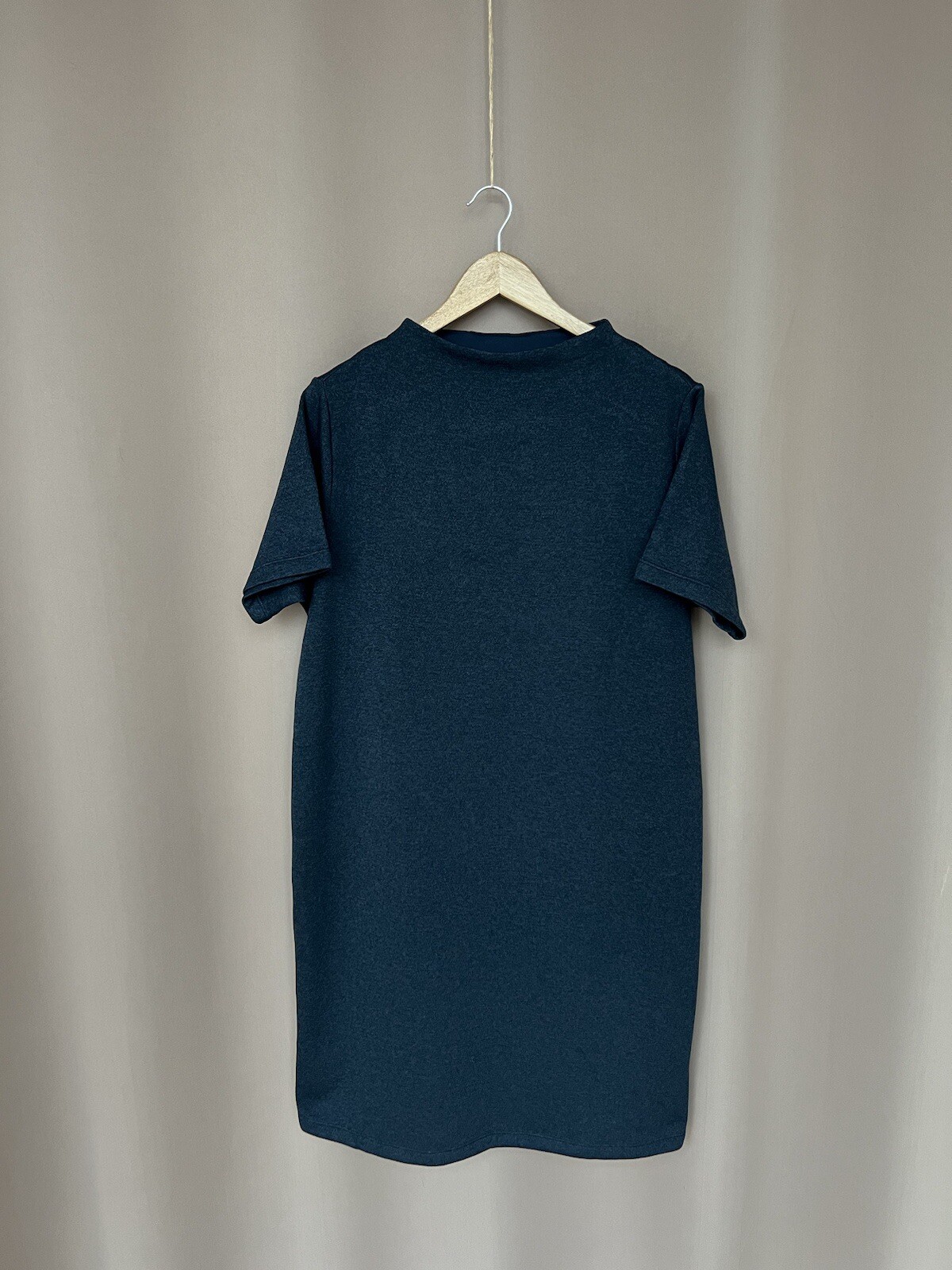 Arcteryx Laina Women’s Heather Blue Mock Neck Short Sleeve Dress Size L