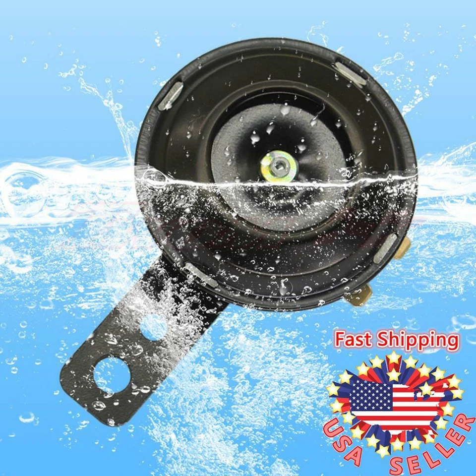 Universal Impermeable 12V Fuerte 105db Bocina Moto Coche Bicicleta ATV Scooter Ciclomotores Foto 2 de 4