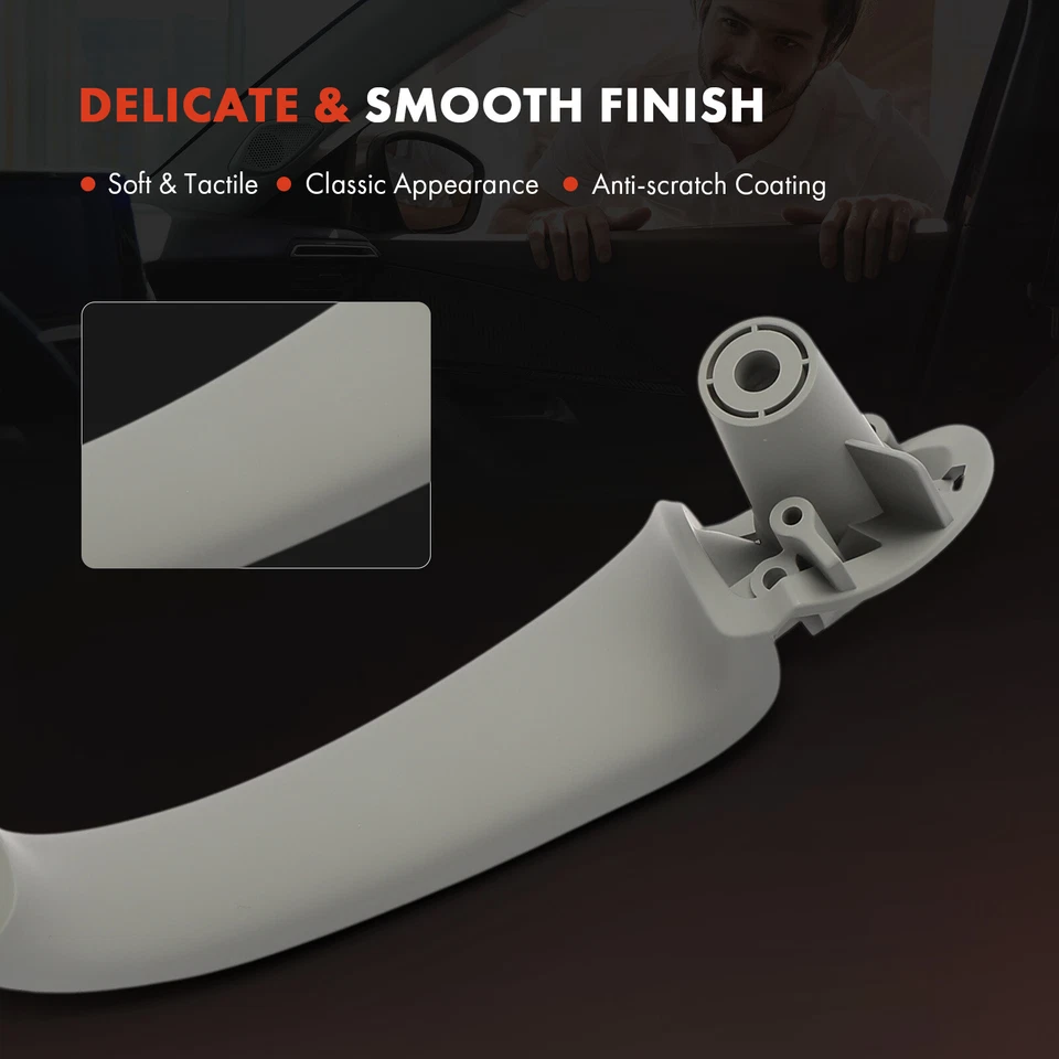 Tirador de puerta interior gris lado izquierdo para Mercedes-Benz C230 C240 C280 C350 Foto 4 de 4