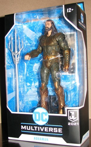 DC Multiverse Zack Snyder Justice League 2021 AQUMAN Figure Jason Momoa - Picture 4 of 9