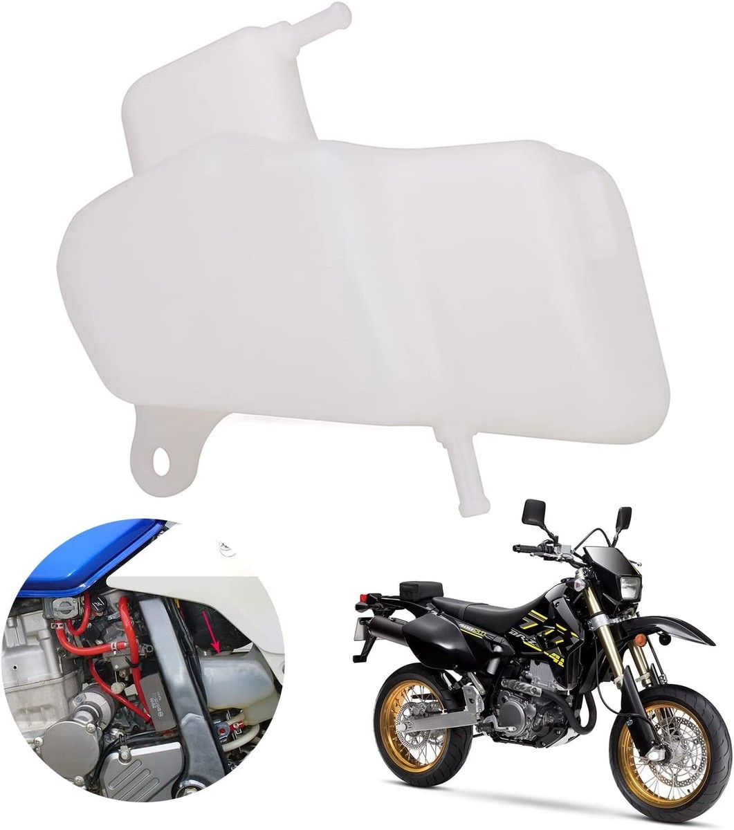Motorcycle Coolant Overflow Tank Reservoir Radiator Plastic For