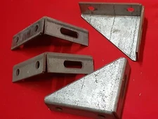 4 HEAVY Metal Corner Brace Joint Right Angle Bracket  .13" THICK 4X3 1/4"  01w6