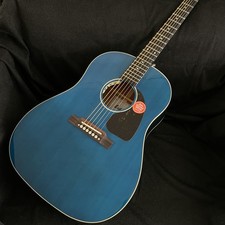 SJ45 Acoustic Electric Guitar B-Band Solid Spruce Bone Nut Blue Finish Chrome HW