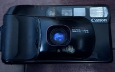 Canon Sure Shot Supreme 35mm Film Point and Shoot Black Camera