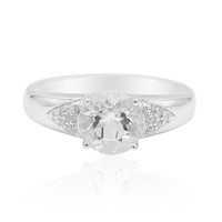 Cavill Silberring Mit Petalit 0,81Ct WeißE Topase 925 Sterling GläNzend Elegant