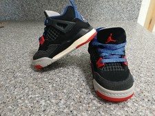 Nike Jordan's Rare size 5c boys toddler shoes, black red blue high tops