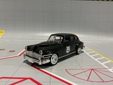 1:43 SOLIDO 1948 BLACK CHRYSLER WINDSOR POLICE CAR