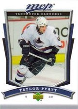 2007-08 Upper Deck MVP #65 Taylor Pyatt - HKY