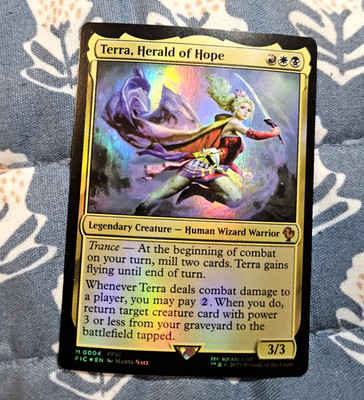 MTG Terra, Herald of Hope 英語 Foil Terra, Herald of Hope FINAL FANTASY Commander Foil Near Mint - MTG