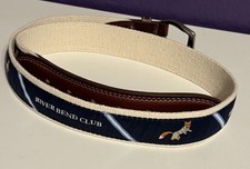 River Bend Golf Club Belt 36 USA Made YRI Rare
