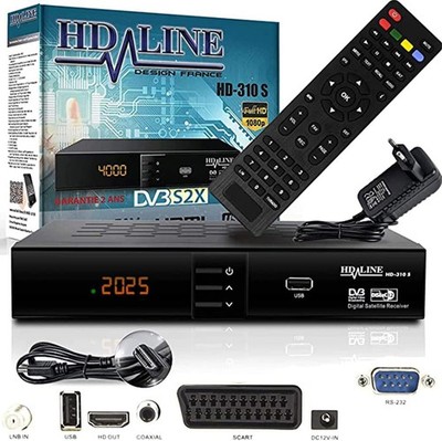 310 Satelliten Receiver Full HD Digitaler DVBS-S2 Receiver Satelliten Resiver...