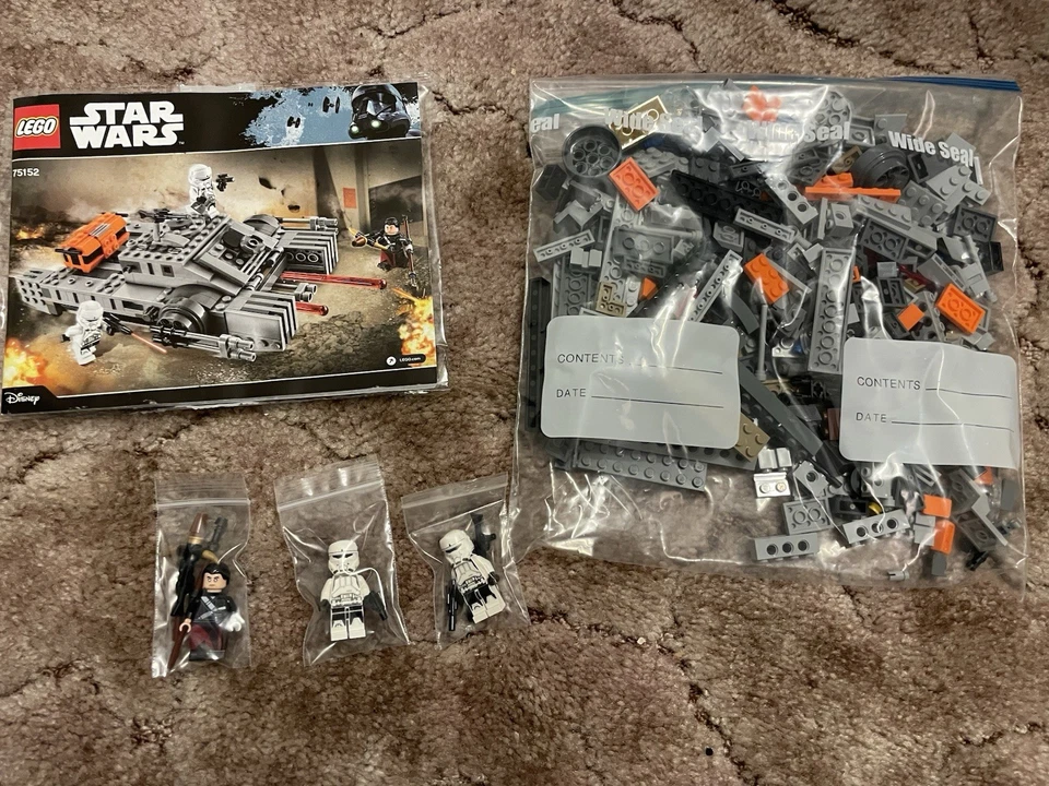 LEGO Star Wars Imperial Assault Hovertank 75152 Complete ALL MINIFIGS with Box - Image 3 of 4