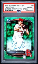 PSA 10 - 2025 Bowman Chrome Sapphire Prospect Autographs Liam Doyle PSA 10 #/99