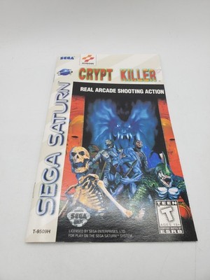 Crypt Killer (Sega Saturn, 1997) Instruction manual Only