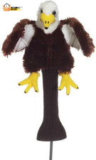 Bald Eagle Headcover,Brown-White-Yellow,