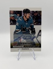 Upper Deck 2021-22 Rookie Arrivals Lane Pederson #RA-48 Autograph Sharks
