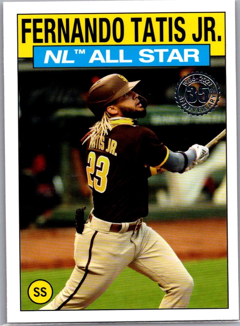 2021 Topps #86AS-22 Fernando Tatis Jr. 1986 Topps 35th Anniversary All-Stars