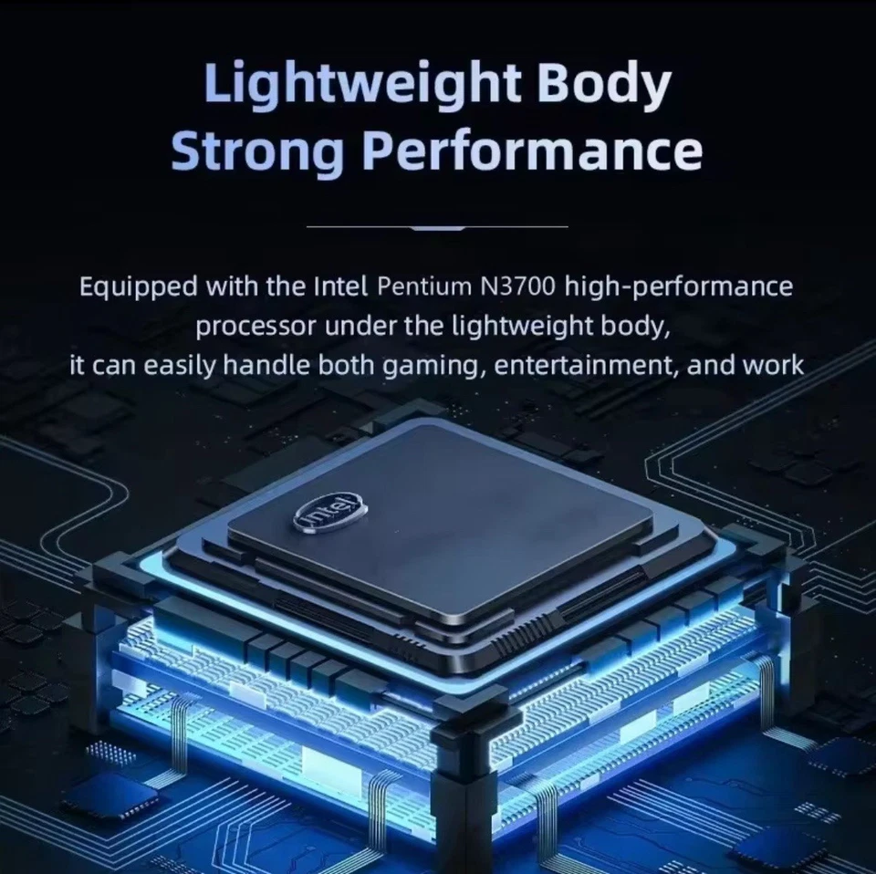 Notebook 14.1” 16GB RAM 128GB SSD Windows 11 Ultrabook Slim PC Portatile Nuovo - Immagine 2 di 4