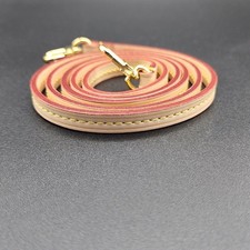 110cm Real Vachetta Lether FIXED SIZE Shoulder Strap For Pochette Mini Fav Cro..