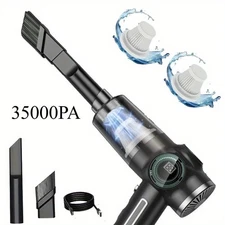 35000Pa Powerful Handheld Cordless Vacuum Cleaner, Car Vacuum Cleaner Set