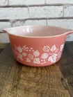 Pyrex PINK Gooseberry # 473 Vintage Casserole Dish, No Lid Nearly Mint