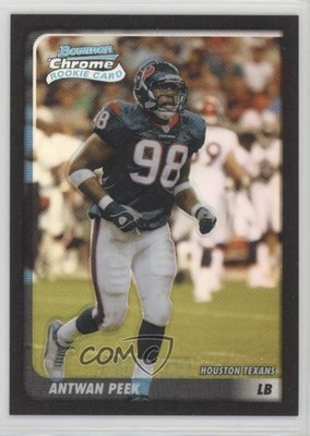 2003 Bowman Chrome Refractor 234/500 Antwan Peek #219 0a2