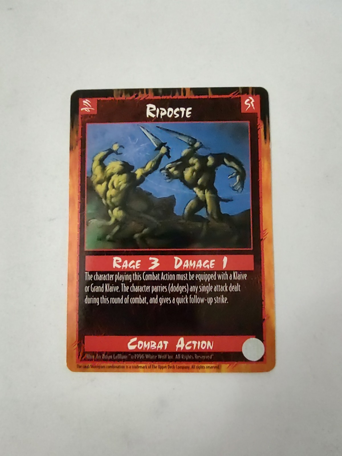 Uncommon Rage Riposte - Legacy Of The Tribes - LP Uncommon Rage CCG | eBay