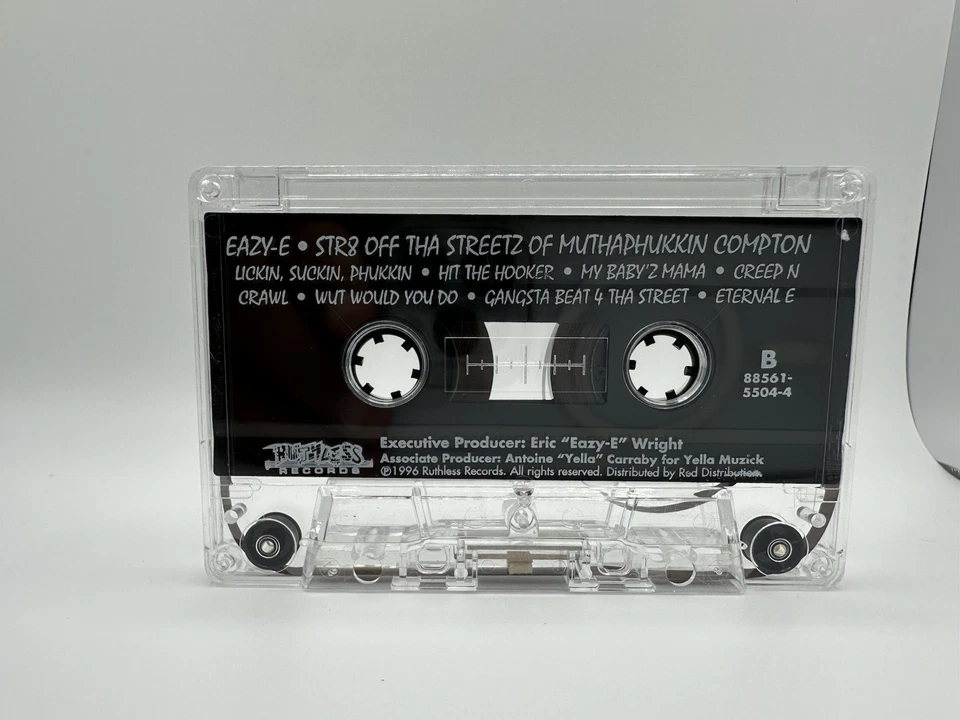 Eazy E Str8 Off Tha Streetz of Muthaphukkin Compton Cassette Tape 1996 NWA - Image 4 of 4