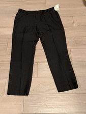 Chaps Classic Black Men's Dress Pants NEW 34x30