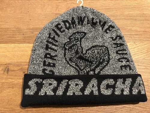 SRIRACHA Certified Awesome Sauce Black & Gray Cap / Hat / Beanie