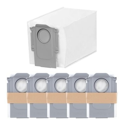 roborock 6 Packs Disposable Dust Bags for QrevoEdge2, QrevoSPro, 1-Dust Bag