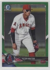 2018 Bowman Chrome Prospects Green Refractor 19/99 Kevin Maitan #BCP237 2l4