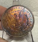 1900 Morgan Dollar Choice To Gem BU Rainbow Toned — photo 10