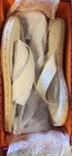 Tory Burch Quilted Leather Espadrille Thong Sandal Ivory Size 7.5  — photo 6