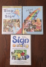 Sing & Sign More Sing And Sign Dvd Bundle + Sign a Song Makaton pre school