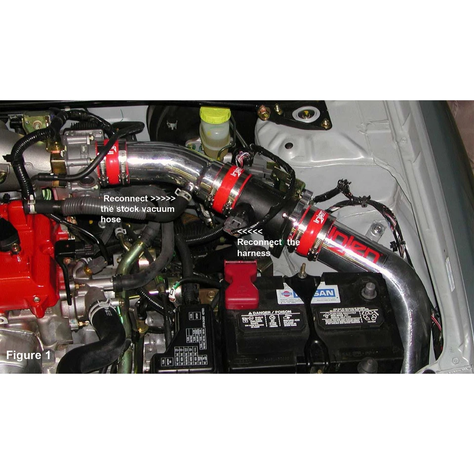 Entrada de aire frío de aluminio pulido Injen RD1966P para 02-06 Nissan Sentra SE-R 2.5 Foto 3 de 4